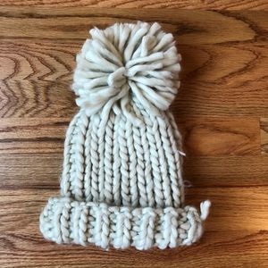 Chunky winter hat with giant puff ball (3 for $30)